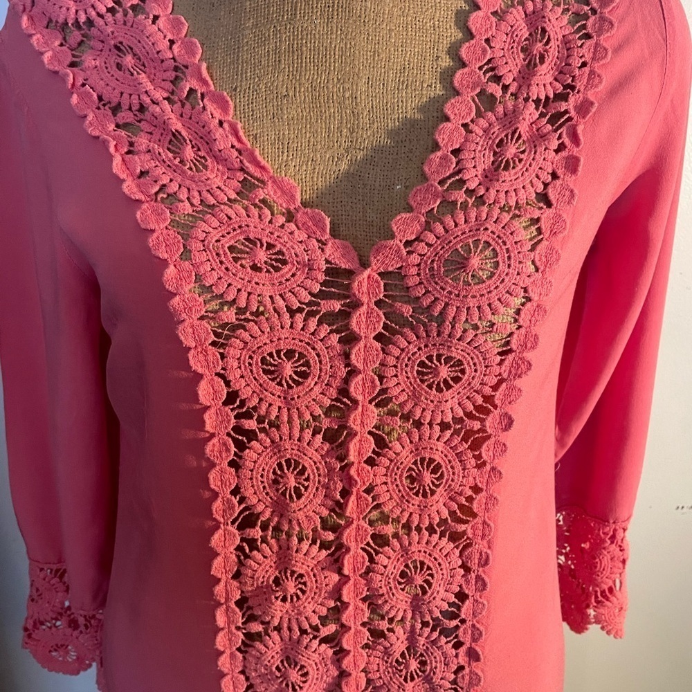 Solitaire Swim orange cover up size small - Picture 3 of 7